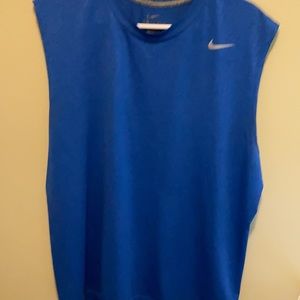 Men’s royal blue sleeveless top